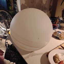 Big Light Balls They Float In The Pool