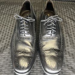 Men’s Bruno Magli Black Oxford Italian Leather Dress Shoes - Size 8