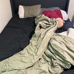 Queen Size Bed Frame & Mattress