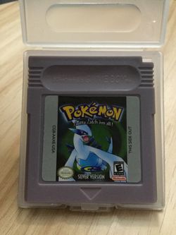 Pokemon Game Silver Version for GameBoys.