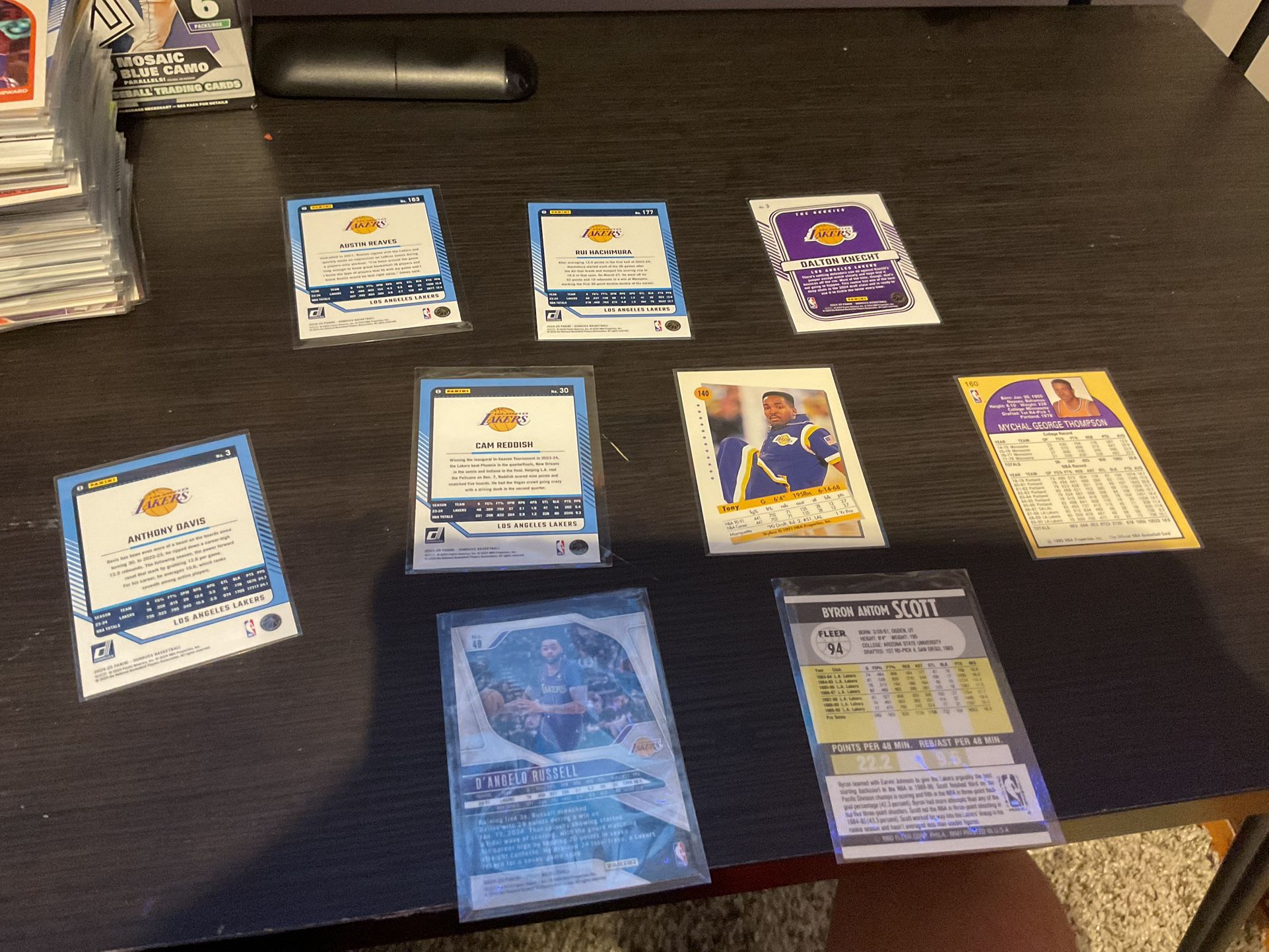 Basketball Lakers Card Lot Take All For 9 