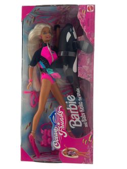 Ocean Friends Barbie And Baby Keiko The Whale Set