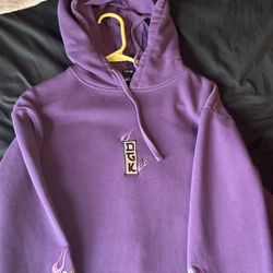 DGK fire blossom purple hoodie 