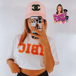 Custom Pink and Black Women’s Hat 
