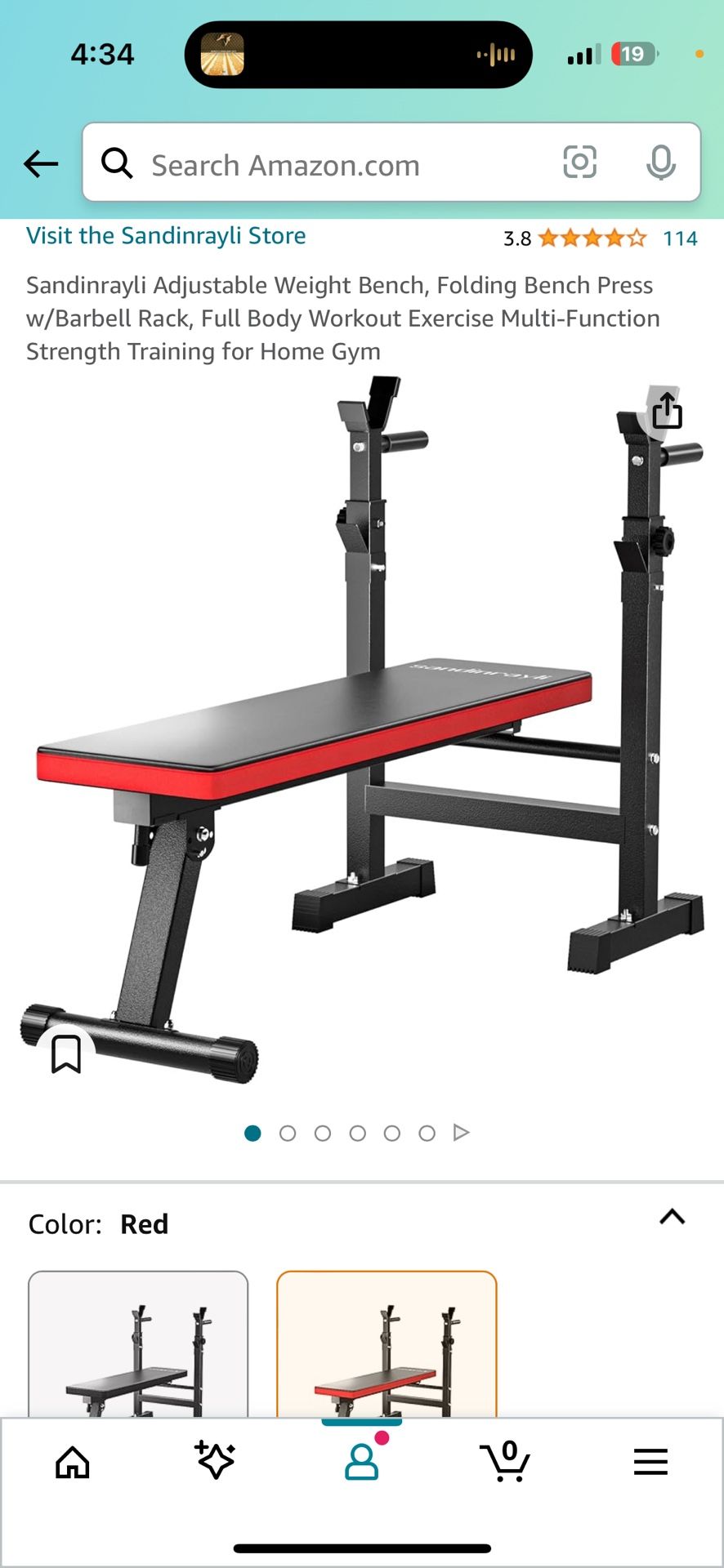 Barbell Set (60lbs) And Adjustable Bench 