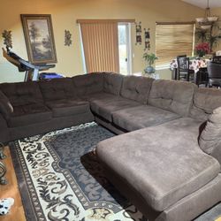 Ashley Brown Sectional 