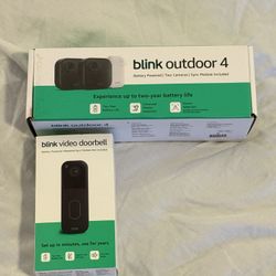 Blink Outdoor 4 Wireless Smart Security System video Doorbell, Sync Module Core