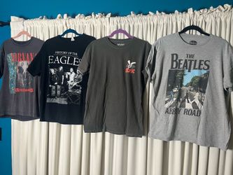 Lot of 9 Rock and Concert Shirts