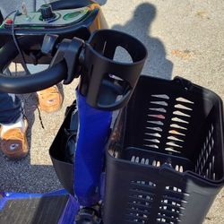 Blue Electric Mobility Scooter