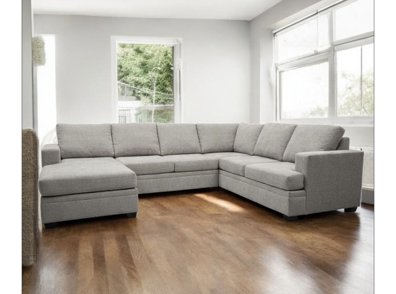 Bonaterra Grey Sectional Couch (50% OFF) - Retail 1.5k. We can deliver