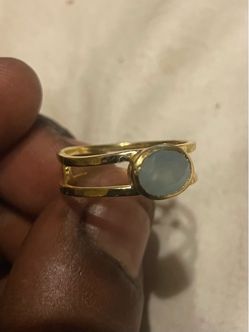 Women’s Gold Moonstone Ring