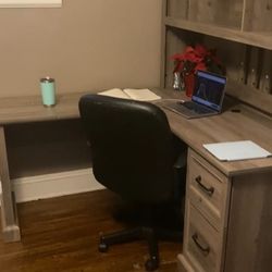 Beautiful Grey Desk