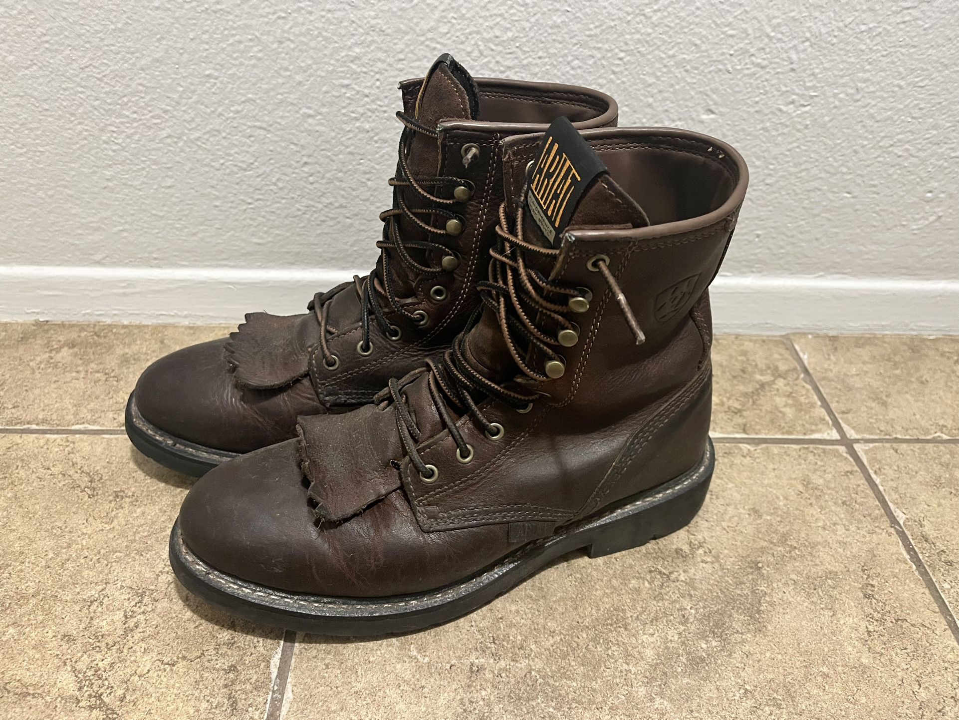 Ariat Men's WorkHog 8" Lace-Up Work Boots