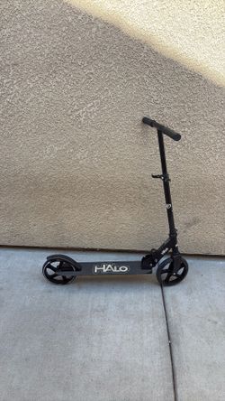 Black halo scooter