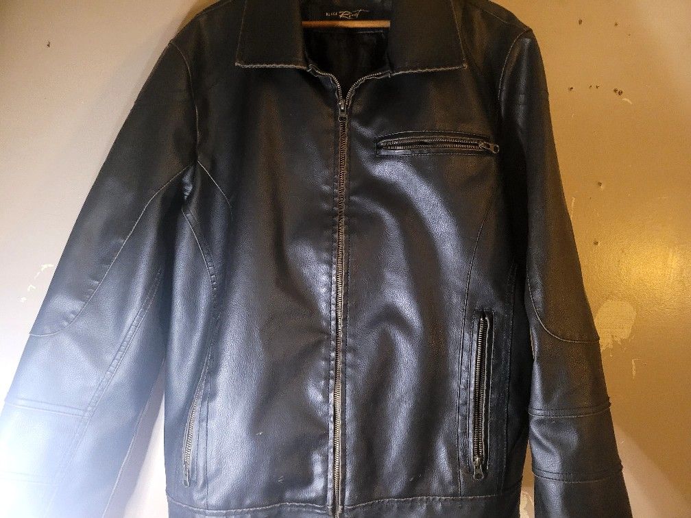 Black Rivet Leather Jacket