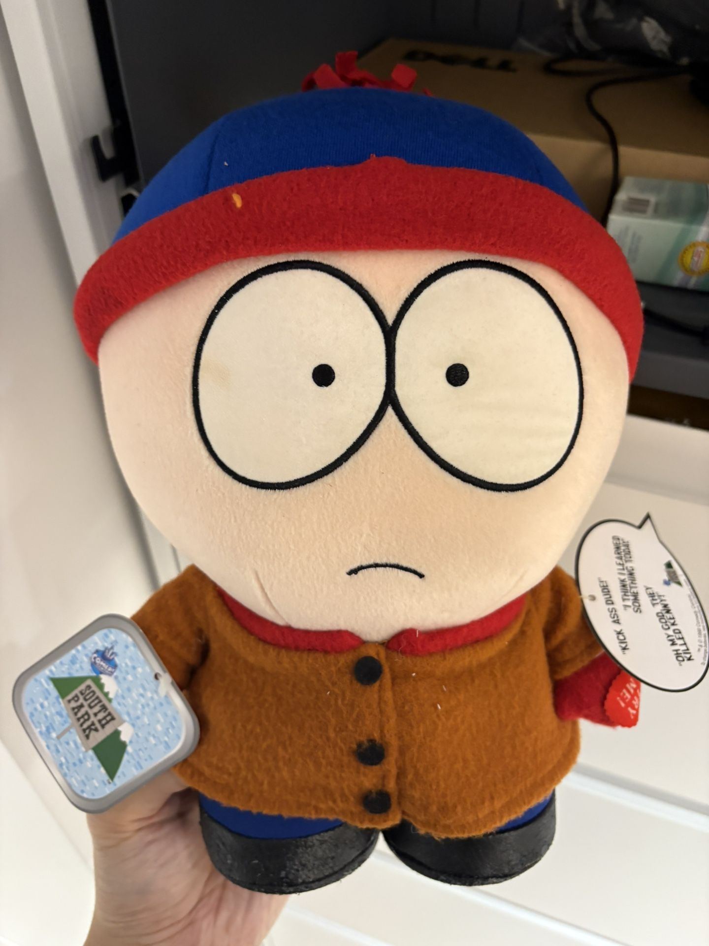 NEW Vintage South Park Stan 11” Talking Plush-see description