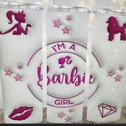 Barbie Tumbler $20