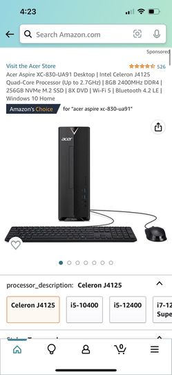 Acer Aspire XC-830-UA91 Desktop