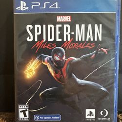 MARVEL SPIDER-MAN MILES MORALES PS 4 IN GREAT CONDITION  