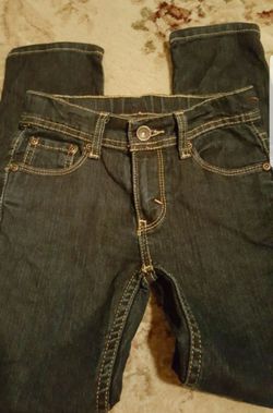 Faded Glory Dark Blue Jeans - Size 7Y