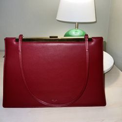 Limited Edition Burgundy Clutch Shoulder Bag 