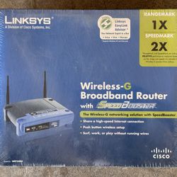 Cisco-Linksys WRT54GS Wireless-G Broadband Router with SpeedBooster