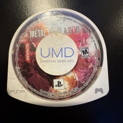 Metal Gear Acid PSP Game - UMD Disc Only, Rare MGS Spin-Off!