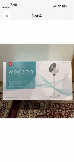 Woozoo 360° Pedestal Fan – Open Box, Excellent Condition