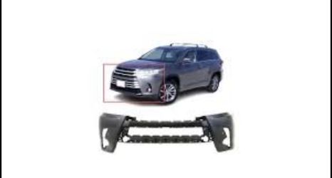Aftermarket Front Bumper Cover – Toyota Highlander 2010-2025