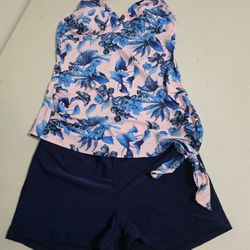 Ladies Two Piece Swimsuit Size Large Brand New