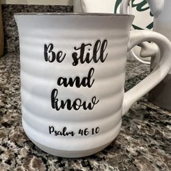 White Coffee Mug Brand W