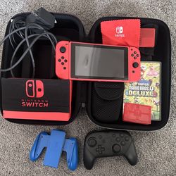 Nintendo Switch Mario Edition. (Read Below)