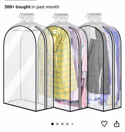FREE: Clear Garment Bags for Hanging Clothes - a LOT