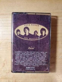 1977 Cassette *RARE* The BEATLES Double Album Original Love Songs