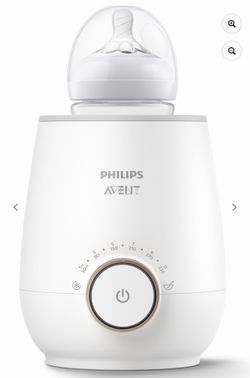 Philips Avent Fast Baby Bottle Warmer with Smart Temperature Control and Automatic Shut-Off SCF358/00
