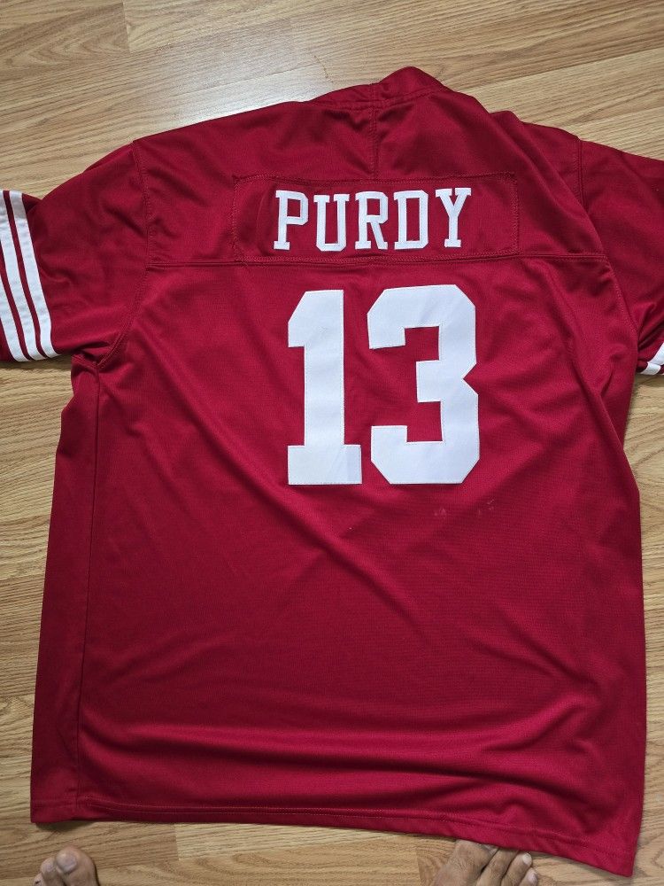 Custom Made 49ers Brock Purdy Jersey Xl