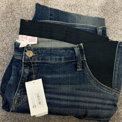 Maternity Skinny Boot Cut Pants Size 18