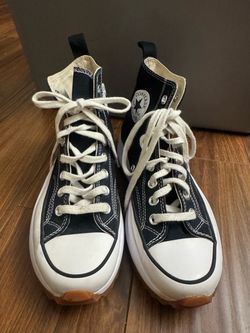 Converse Run Star Hike High Top Black Sneakers/Shoes