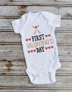 Valentine’s Day onesies