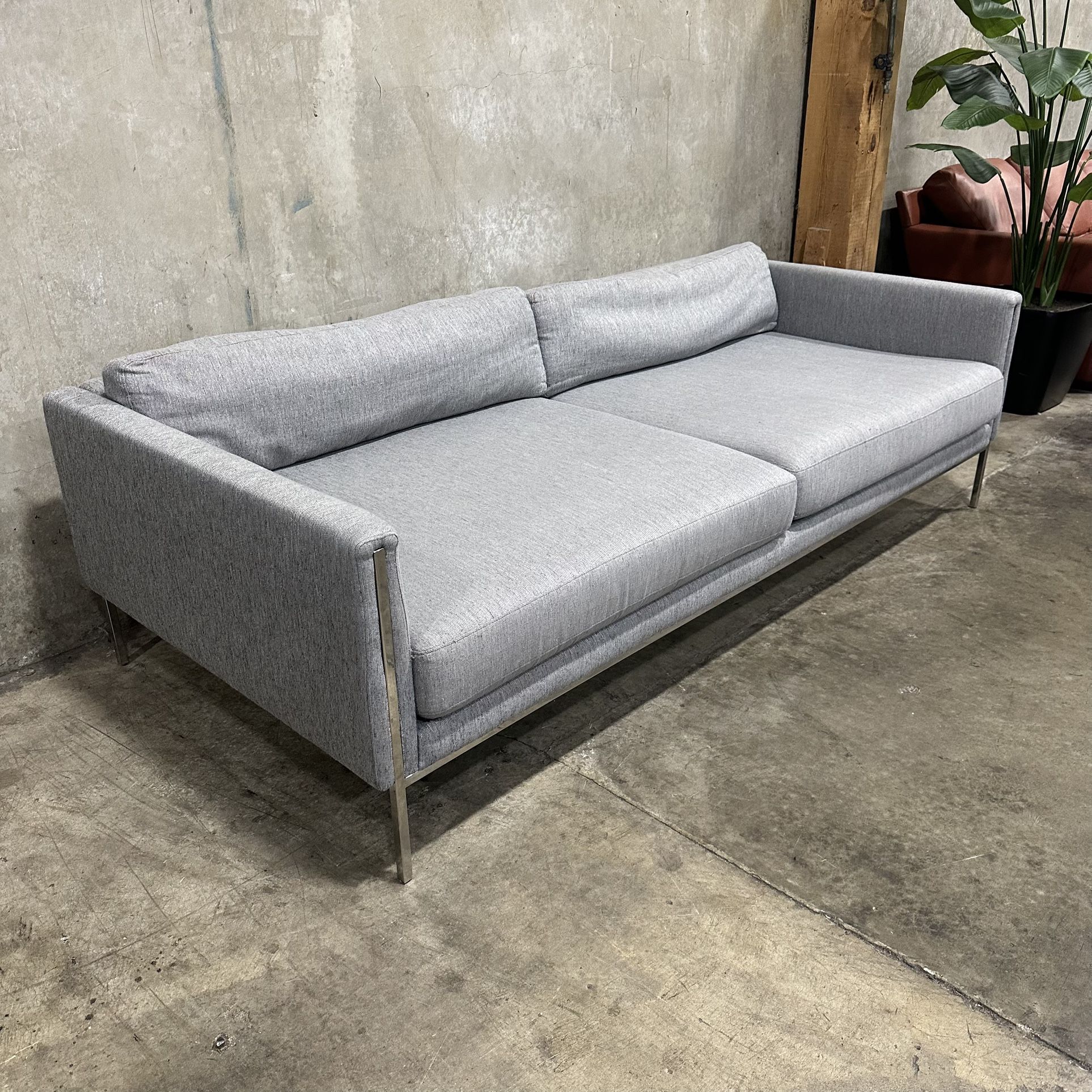 CB2 Steel Framed Sofa -Delivery Available