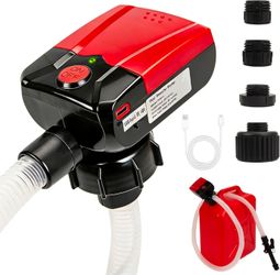 Automatic Portable Fuel Transfer Pump
Auto-Stop, 3.8 Gallon per minute, Extra Long Hose,