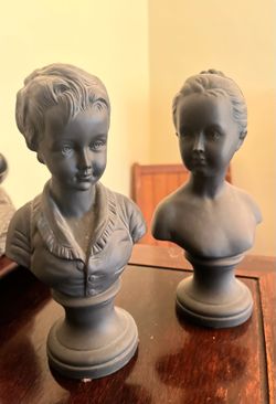 Pair of Vintage Statue Busts