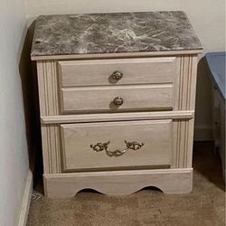 Marble Tan Bedroom Set