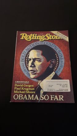 Rolling Stone Magazine Obama So Far Issue