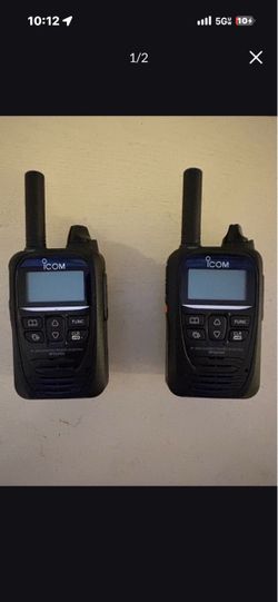 Icom IP501M LTE Mobile Radio Just The Two Units No Charger