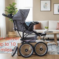 OBO  New Other Baby Trend Expedition Jogger, Dash Pink