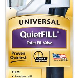 Toilet Fill Valve - Universal Fits 99% of Toilets
