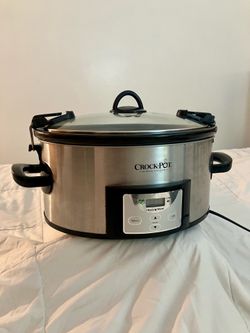 Crock-Pot 6 Qt. Cook And Carry Programmable Slow Cooker - Excellent Condition