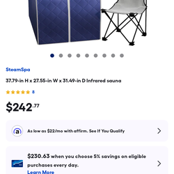 Steam Spa portable Sauna