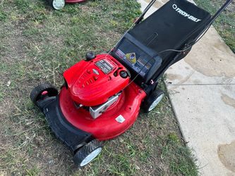 Lawn mower with bag lawnmower